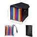 File Folders, VEYETTE Colored 12-Pocket Expanding File Folder with Tags and Closure for Classroom, Home, Office and Travel Use, A4 Size and Letter Size