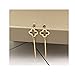 tianshiya Women's Fashion Earrings Large Size Y/S Letter Drop Earrings Metal Gold or Silver (Gold)