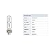 LSE Lighting MSD 250 2 GY9.5 8000K for Philips Studio Lamp Bulb