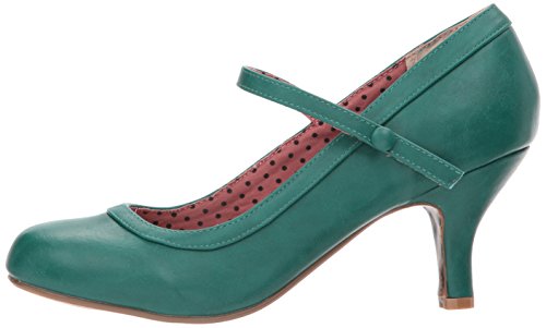 Bettie Page Women's Bp320-bettie Spectator Pump, Green, 10 M US