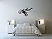 Motocross Wall Decal Sticker 7 - Decal Stickers and Mural for Kids Boys Girls Room and Bedroom. Dirt Bike Wall Art for Home Decor and Decoration Ð Extreme Sports Motocross Bike Silhouette Mural