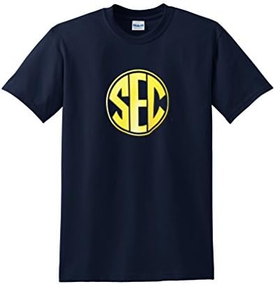SEC t-shirt Nice Southeastern Conference Pride Tee Large (Large, Navy Blue)