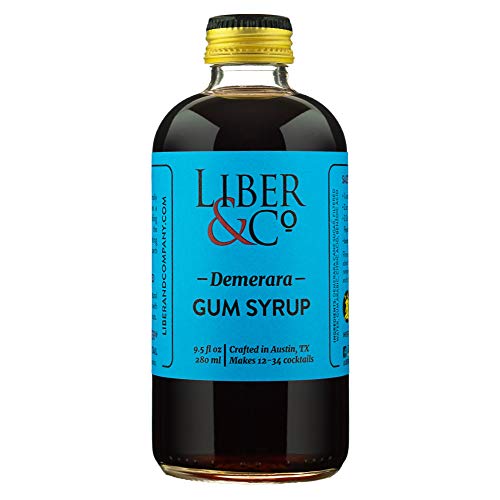 Liber & Co. Demerara Gum Syrup (9.5 oz.) Simple Syrup Made with