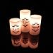 EGI - Set of 3 Flickering Flameless Candles with Multi Color Remote Control and Timer - Romantic Led Candles - with Live, Love, Laugh Decal - Made with Real Wax