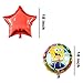 9Pcs Spongebob squarepants Balloons Birthday Party Supplies for Kids Baby Shower Party Decorations