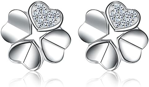 ER-20170C1 Explosion Models Silver Diamonds Women's Earring
