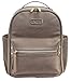 Itzy Ritzy Mini Diaper Bag Backpack – Chic Mini Diaper Bag with Changing Pad, 8 Total Pockets (4 Internal and 4 External), Grab-Top Handle and Rubber Feet (Taupe)