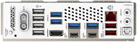 X870 A Elite WIFI7 Ice-Mainboard - Unterstützt AMD Ryzen 9000 CPUs, digitales 16+2+2 Phasen VRM, bis zu 8000MHz DDR5 (OC), 3xPCIe 5.0, Wi-Fi 7, 2.5GbE LAN, USB 4