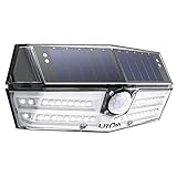 LITOM 40 LED Solar Lights Outdoor, 3 Optional Modes Wireless Motion Sensor Solar Light with 270° Wide Angle, IP67 Waterproof, Easy-to-Install Security Light for Front Door, Yard, Garage, Deck-1 Pack