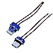 HUIQIAODS 9005 HB3 Ceramic Socket Wire Harness Connectors for Headlights or Fog Light 2PCS