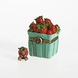 Boyd's Bear Sweetie's Strawberry Basket with Berry McNibble Treasure Box