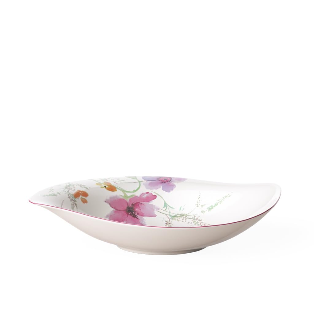 Villeroy & Boch Mariefleur Serve and Salad Deep Bowl, Premium Porcelain, White/Multicoloured, Basic, 29 cm