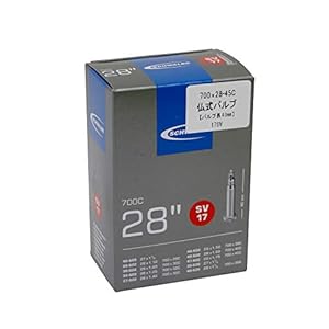 Schwalbe SV17 Fietsbinnenband voor volwassenen, uniseks, 28/47-622/635 EK 40 mm slang, zwart, 28