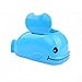 Whale Tissue Box Holder Cover with Lid Novelty Cute Smile Blue Whale Baby Toilet Paper Tissue Tray Holder with Cover