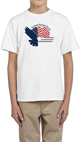 Air Force Enlisted Village Logo-01 Teenage Round Neck Short-sleeve T-shirt White X-Large