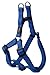 Reflective Adjustable Dog Step in Harness for Medium Dogs; matching collar and leash available, Blue