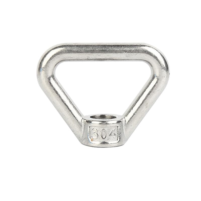 1PC Heavy Duty Lifting Eye nut,Triangle Shaped Screw Fastener,Stainless Steel Lifting Eye nut Triangle Ring Marine Screw Caps M24