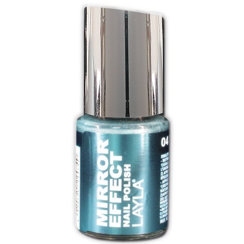 Layla Mirror Effect Nail Polish (Titanium Sky #4) by Layla Cosmetics