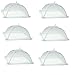 6-Pack Mr. Bar-B-Q 17” x 17” Large Pop up Mesh Food Tents Set Umbrella Covers Picnics