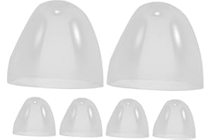 ARTSEWPLY 6pcs Baby Bottle Lids Replacement for Infant Milk Jug with Wide Mouth Design Plastic Caps
