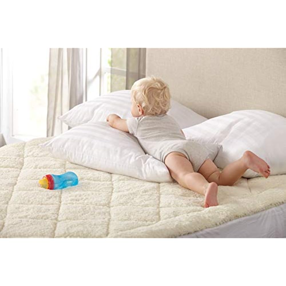 500 Thread Count Hypoallergenic Cotton Zippered Standard Pillow Cover