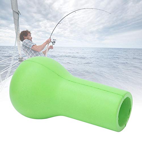 Alomejor Fishing Rod Holder EVA Fishing Fighting Belt Rod Butt Caushion Fishing Pole Holder Cap for Boat Fishing