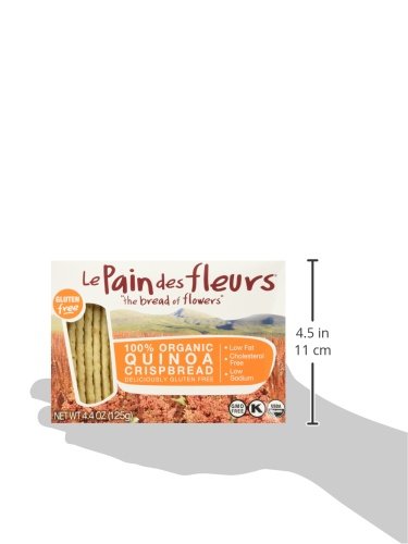 Le Pain Crispbread, 100% Organic, Quinoa, 4.41 Oz - Pack of 6