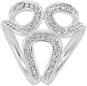 novelty womens jewelry accessories silk scarves clip wrap stoles holder rhinestone clip buckle 3 ring holes for ladies