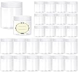 TUZAZO 24 Pack Empty Plastic Slime Containers with