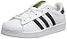 adidas Originals Superstar C Basketball Shoe (Little Kid),White/Black/White,2.5 M US Little Kid