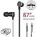 Gaming Earbuds, Noise Isolating Stereo Bass In Ear Headphones with Microphone 86 Inch Long Cord Extension Cable PC Adapter Magnetic Headset Earphones for Computer, iPhone, Samsung, Laptop, PSP – Blackthumb 1