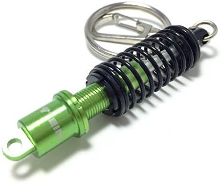 Adjustable Coilover Shock Keychain (Black)
