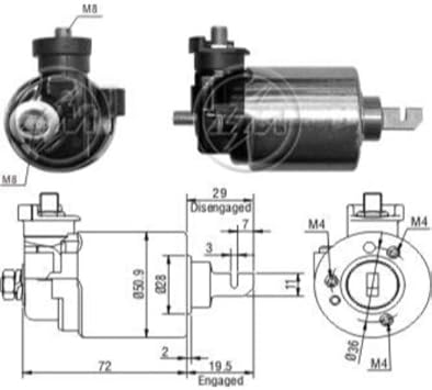 Amazon Com Dts New Starter Solenoid Relay For Honda Civic 1 4 1 6 96 2000 Automotive