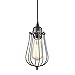 YOBO Lighting Industrial Edison Hanging Lamps Oil Rubbed Bronze Wire Caged 1-light Mini Pendant Lights
