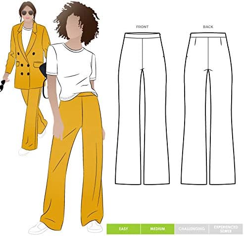 Style Arc Sewing Pattern - McKenzie Woven Pant (Sizes 04-16) - Click for Other Sizes Available