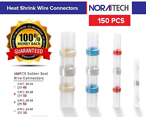 6 NORATECH+Solder+Connectors+150pcs+Waterproof