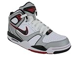 Nike Men's Air Flight Falcon Basketball Shoe White/Metallic Silver/Black 9.5
