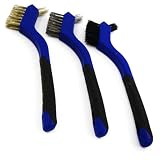 3pc 2 Sided Deluxe BBQ Wire Bristle Brush Set