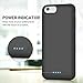 iPhone 6 Plus/6s Plus Battery Case,Trswyop 8500mAh Portable Charger Case Rechargeable External Charging Case Protective Battery Power Bank for Apple iPhone 6s Plus/6 Plus (5.5 Inch) (Black)