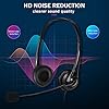 TWOTW-USB-Headset-Stereo-with-Noise-Cancelling-Microphone-Volume-Control-PC-Headphones-for-Business-Skype-UC-SoftPhone-Call-Center-Super-Light-Ultra-Comfort-Durable-Strong TWOTW USB Headset Stereo with Noise Cancelling Microphone Volume Control PC Headphones for Business Skype UC SoftPhone…