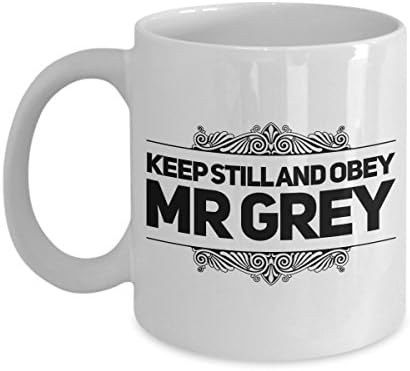 Fifty Shades of Grey Coffee Mug | Mr Grey | Obey | Darker | Freed | Anastasia - American Made - White - Cup - 11oz 15oz