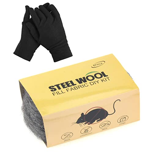 16FT Steel Wool Fill Fabric DIY Kit Coarse Wire Steel Wool for Holes Hardware Cloth Steel
