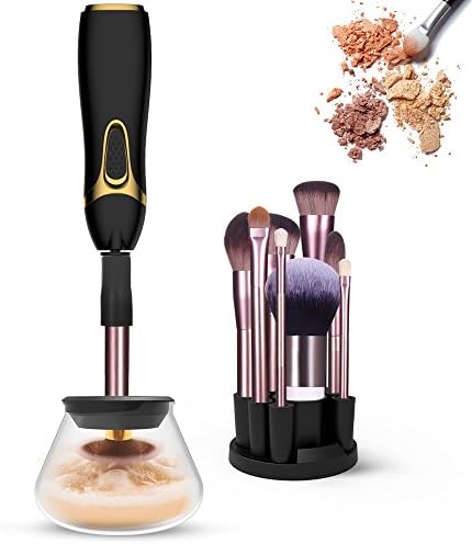 Electric Makeup Brush Cleaner Spinner, Automatic Makeup Cosmetic Brushes Cleaner Machine