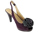 Women's Plum Purple Sassy Slingback High Heel Shoes