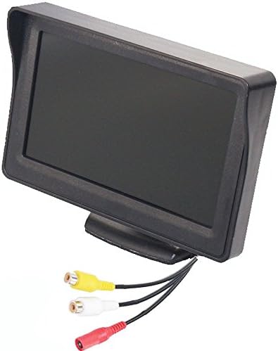 4.3" High Resolution Car Color TFT LCD Camera Monitor 2 Video Input New Screen