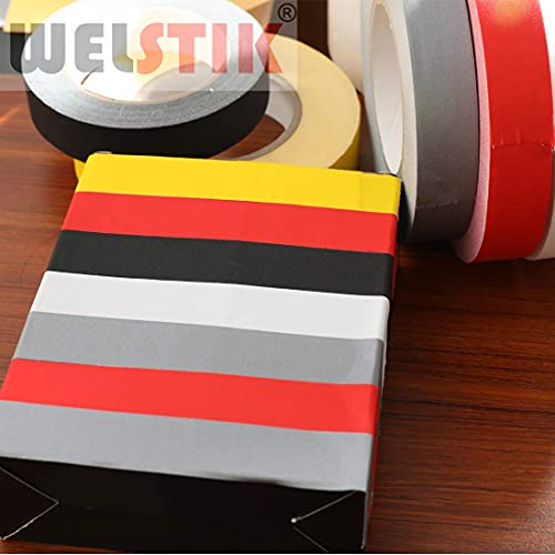 WELSTIK Gaffer Tape 1 Inch Black 1" X 60 YardsHeavy Duty Gaffers Tape