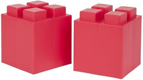red building blocks