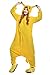 Newcosplay Unisex Pikachu Pyjamas Kigurumi Halloween Onesie Costume (M)