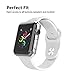 [2 Pack] Compatible for Apple Watch Series 1 42mm Case, iMieet Soft TPU Screen Protector All-Around Protective 0.3mm HD Clear Ultra-Thin Cover Case for Apple Watch 42mm Series1