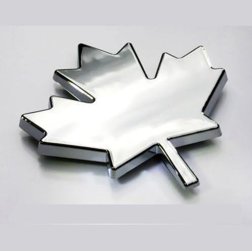 Maple Leaf Canada Car Auto Bike Chrome Decal Toronto